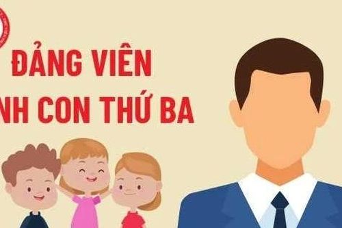 Đảng viên sinh con thứ 3 trở lên không bị kỷ luật