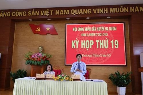 HĐND huyện Đạ Huoai tổ chức Kỳ họp thứ 19
