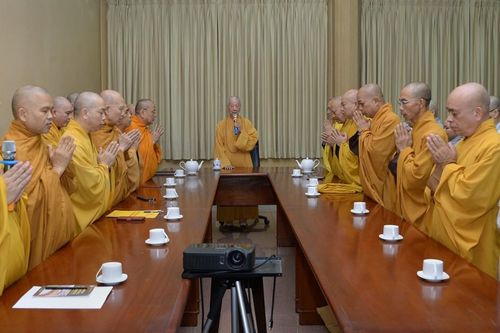 Hội đồng Điều hành Học viện Phật giáo VN tại TP.HCM triển khai công tác giảng dạy và Đại lễ Vesak 2025