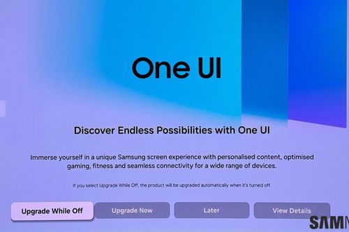 Cách cập nhật One UI cho TV Samsung tầm trung