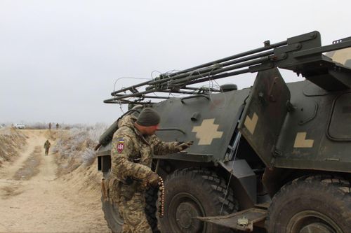 Thiết giáp chở quân BTR-60D độc đáo của Ukraine tham chiến