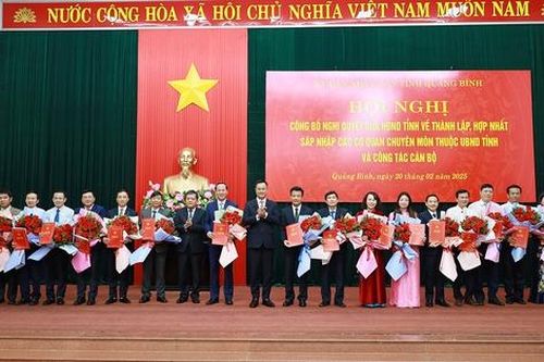 Quảng Bình: Bổ nhiệm giám đốc các sở mới thành lập