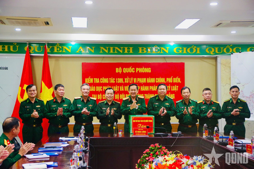 Đoàn công tác Bộ Quốc phòng kiểm tra tại Bộ đội Biên phòng TP Đà Nẵng