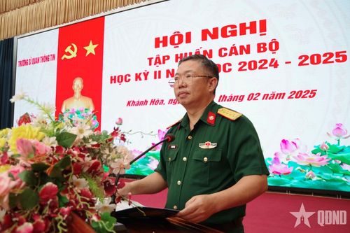 Trường Sĩ quan Thông tin: Khai mạc tập huấn cán bộ Học kỳ 2 năm học 2024-2025