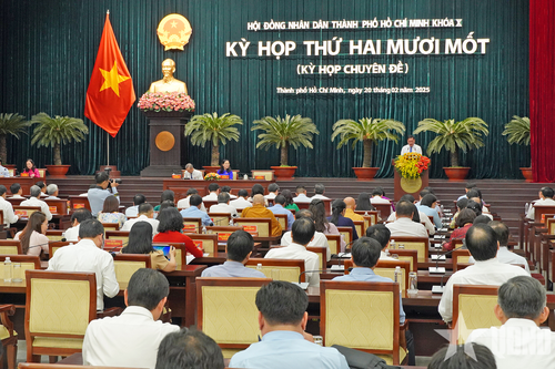 Hội đồng nhân dân TP Hồ Chí Minh khai mạc kỳ họp thứ 21