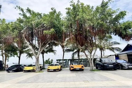 Xem dàn siêu xe bạc tỷ của đại gia Việt 'phượt' biển Vũng Tàu