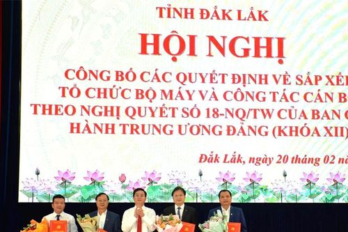 Đắk Lắk bổ nhiệm 6 Giám đốc Sở sau sắp xếp, sáp nhập