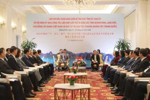 Bí thư Tỉnh ủy Quảng Ninh hội kiến Bí thư Khu ủy Khu tự trị Dân tộc Choang Quảng Tây