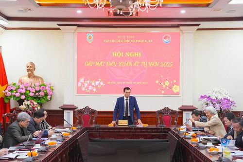 Tạp chí Dân chủ và Pháp luật gặp mặt đầu xuân Ất Tỵ năm 2025