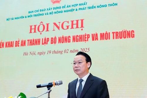 Tân Bộ trưởng Nông nghiệp và Môi trường nêu 3 phương án sắp xếp cán bộ