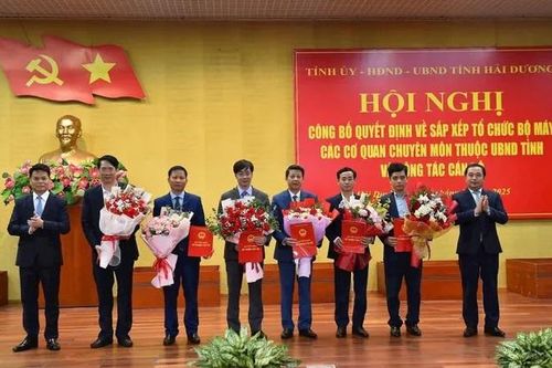 Hải Dương công bố 5 tân Giám đốc Sở sau sắp xếp