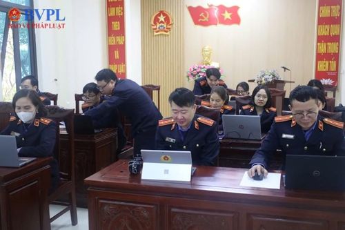 VKSND huyện Quảng Xương tích cực tham gia triển khai, thực hiện Đề án 06 của Chính phủ
