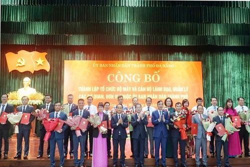 Đà Nẵng công bố thành lập 5 sở mới, bổ nhiệm các cán bộ chủ chốt