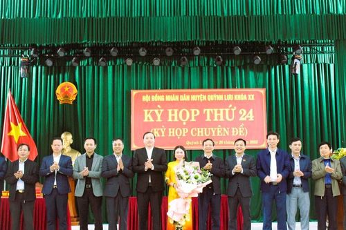 Đồng chí Phạm Thị Hải Yến được bầu giữ chức vụ Phó Chủ tịch HĐND huyện Quỳnh Lưu