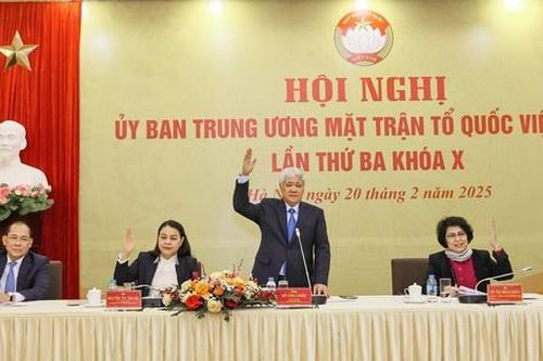 Bế mạc Hội nghị Ủy ban Trung ương MTTQ Việt Nam lần thứ ba, khóa X