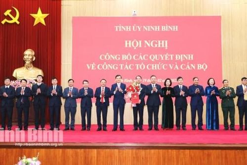Tin nhân sự 19/2: Bổ nhiệm cán bộ chủ chốt tại Ninh Bình, Phú Yên, Lạng Sơn