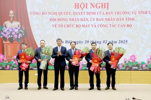 Yên Bái: Bổ nhiệm cán bộ sau sắp xếp bộ máy