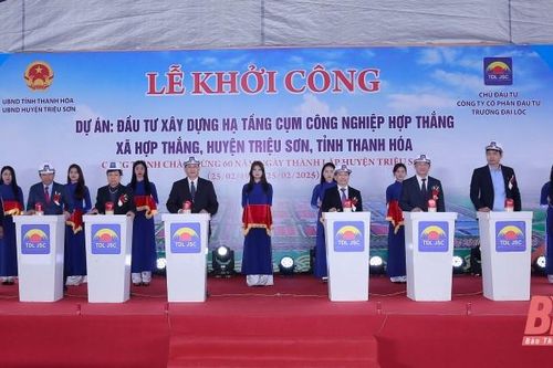 Khởi công Cụm công nghiệp Hợp Thắng