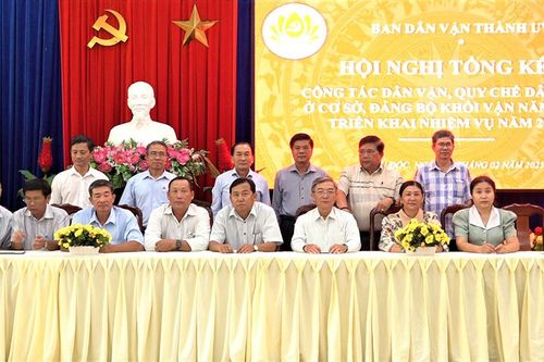 Châu Đốc - Dân vận đi trước, thành công theo sau