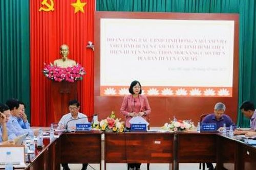 Huyện Cẩm Mỹ cần nhanh chóng hoàn thiện hồ sơ minh chứng huyện nông thôn mới nâng cao năm 2025