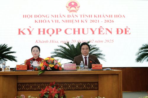 Kỳ họp chuyên đề HĐND tỉnh Khánh Hòa khóa VII: Thông qua 8 nghị quyết về sắp xếp, tinh gọn các cơ quan tham mưu của tỉnh