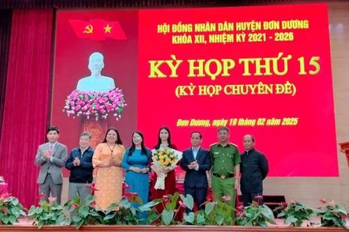 Đồng chí Đinh Thị Mai được bầu giữ chức Chủ tịch HĐND huyện Đơn Dương