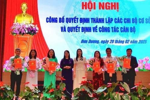 Đơn Dương: Thành lập và đổi tên các Chi bộ cơ sở trực thuộc Huyện ủy