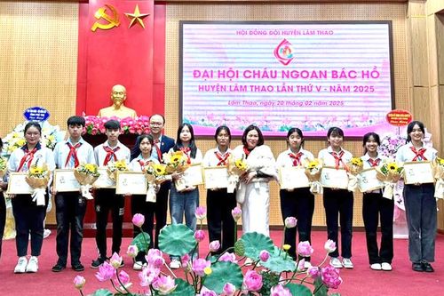 Đại hội cháu ngoan Bác Hồ huyện Lâm Thao lần thứ V năm 2025