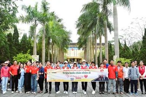 Hưởng ứng chiến dịch 'Triệu bước chân nhân ái – Tiếp nối trang sử vàng'