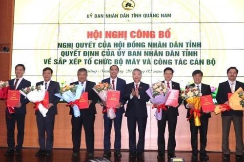 Quảng Nam: Công bố lãnh đạo các Sở, ngành sau sáp nhập