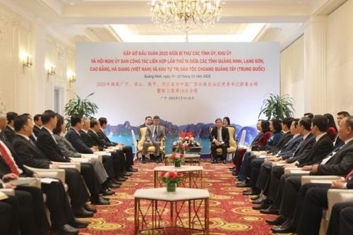 Bí thư Tỉnh ủy Quảng Ninh hội kiến Bí thư Khu ủy Khu tự trị Dân tộc Choang Quảng Tây (Trung Quốc)
