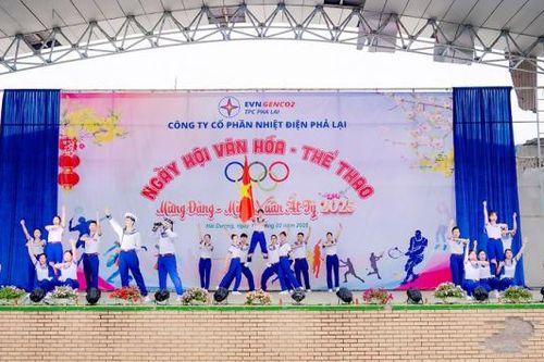 Công ty Cổ phần Nhiệt điện Phả Lại tổ chức Ngày hội Văn hóa - Thể thao mừng Đảng, mừng Xuân Ất Tỵ 2025