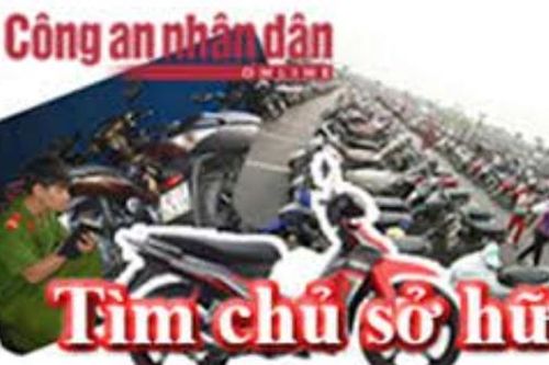Tìm chủ sở hữu xe máy liên quan vụ trộm cắp tài sản