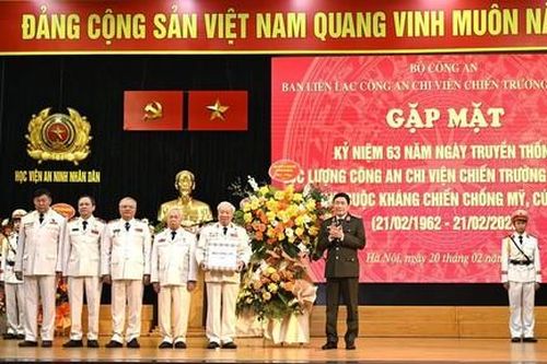 Gặp mặt kỷ niệm Ngày truyền thống lực lượng Công an chi viện chiến trường miền Nam