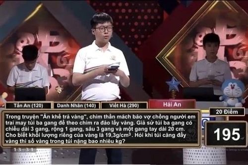 Câu đố ăn khế trả vàng của Đường lên đỉnh Olympia khiến 4 thí sinh chào thua