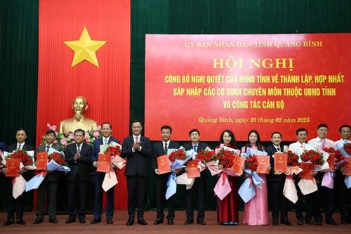 9 giám đốc Sở mới ở Quảng Bình sau sáp nhập