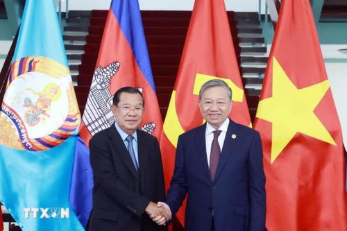 Tổng Bí thư Tô Lâm và Chủ tịch Đảng CPP Hun Sen đồng chủ trì cuộc gặp cấp cao tại TP.HCM
