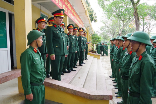 Sư đoàn 968 (Quân khu 4) kiểm tra tình hình chiến sĩ mới