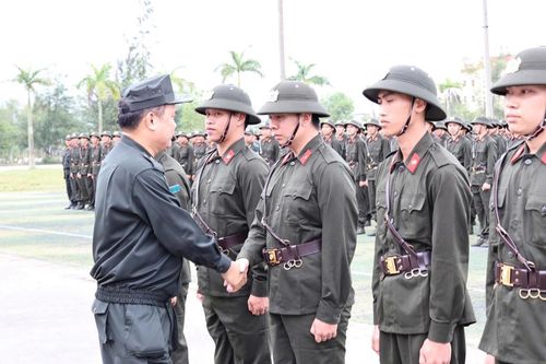 Hơn 17 nghìn chiến sĩ mới tham gia khóa huấn luyện tại Bộ Tư lệnh Cảnh sát cơ động