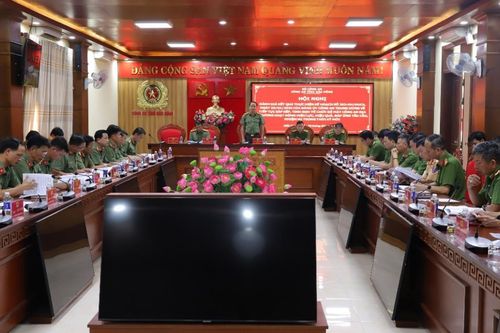 Công an tỉnh Đắk Nông tổ chức đánh giá kết quả thực hiện sắp xếp, tinh gọn bộ máy