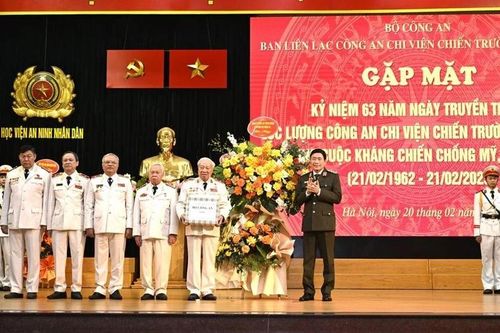 Gặp mặt kỷ niệm 63 năm Ngày truyền thống lực lượng công an chi viện chiến trường miền Nam