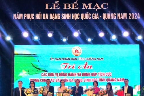 Bế mạc Năm phục hồi đa dạng sinh học quốc gia - Quảng Nam 2024