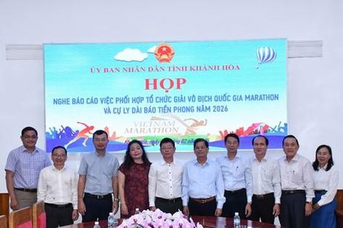 Giải vô địch Quốc gia Marathon và cự ly dài báo Tiền Phong năm 2026 sẽ diễn ra tại phố biển Nha Trang