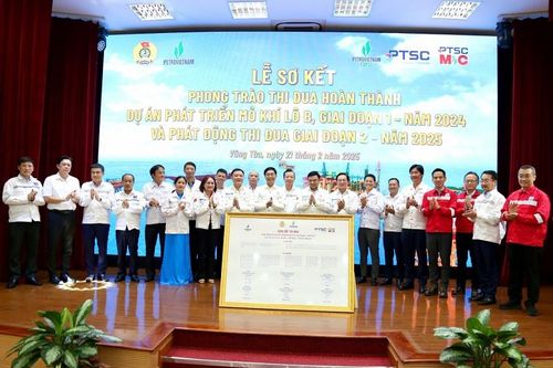 Phát động phong trào thi đua hoàn thành Dự án Phát triển Mỏ khí Lô B, giai đoạn 2 năm 2025