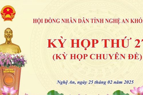 HĐND tỉnh Nghệ An triệu tập họp kiện toàn nhân sự, bộ máy cơ quan chuyên môn UBND tỉnh khi sắp xếp, tinh gọn