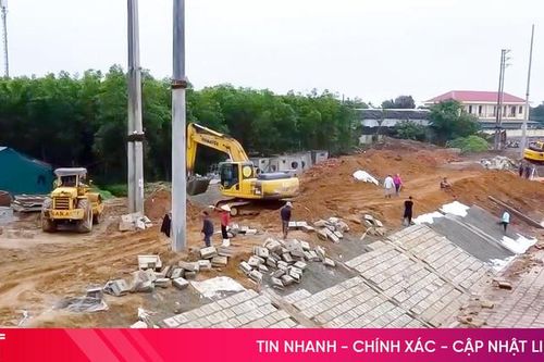 Tăng tốc thi công Dự án nâng cấp kè sông Trí ở TX Kỳ Anh