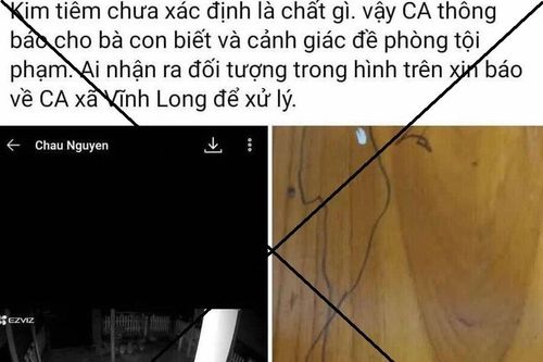 Thực hư thông tin 'kẻ lạ đột nhập, trốn dưới gầm giường chích kim tiêm vào trẻ'