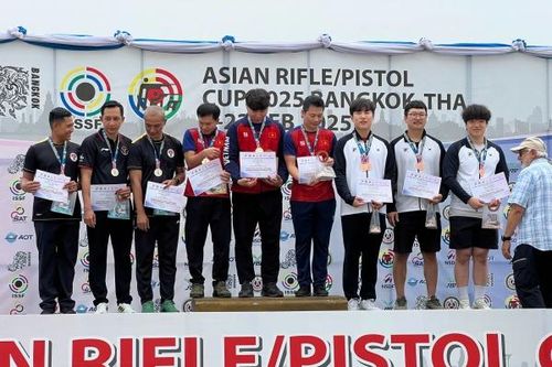 Cúp bắn súng châu Á 2025: Việt Nam xếp hạng 4 chung cuộc