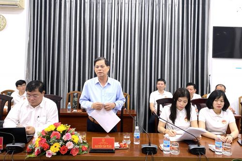 Chủ tịch UBND tỉnh Nguyễn Tấn Tuân tiếp đoàn nghiên cứu thực tế của Học viện Chính trị Quốc gia Hồ Chí Minh