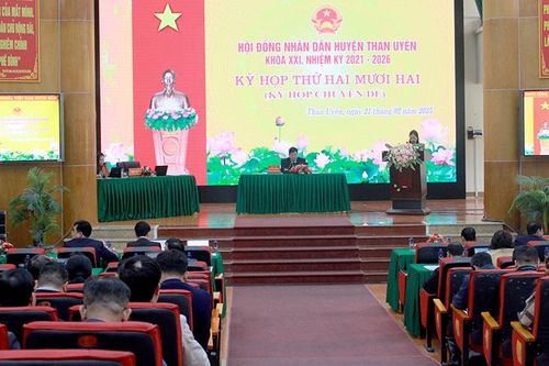 Kỳ họp thứ hai mươi hai (kỳ họp chuyên đề) HĐND huyện Than Uyên